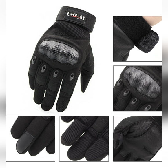 TACTICAL HARD KNUCKLE GLOVES L SIZE OMGAI - Picture 4 of 7